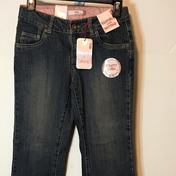 Levi’s 517 Womens Stretch Flare Blue Jeans 8.5 + - Picture 3 of 8